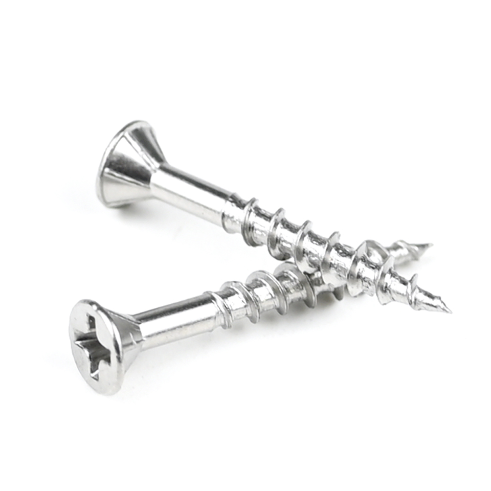 Ruspert Finish 25mm Phillips Flat Head Wood Chipboard Screw for Furniture Installation