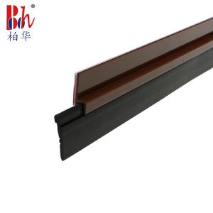 Quality Antistatic Door Bottom Seal Strip Self Stick Door Sweep with PVC Rubber Tape wholesale