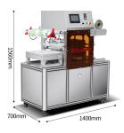 2400W Vacuum Pneumatic Lunch Tray Sealing Machine Semi Automatic