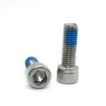 Stainless Steel SS304 Hexagon Socket Head Bolt with Blue Coating Nylon Lock