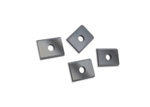 Quality Uncoated Indexable Carbide Inserts 15mmX12mmX1.5mm Dimension Wear Resistance wholesale