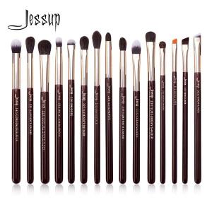 Quality Soft Zinfandel Color Eye Makeup Brush Set Aluminum Ferrule wholesale