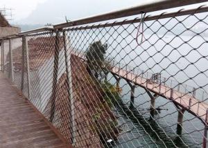 China Stainless Steel Cable Net SS316 High Strength Stainless Steel Wire Rope Mesh on sale