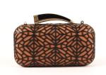 Hollow Out Style Ladies Leather Clutch Bags Luxury With Shoulder Chain