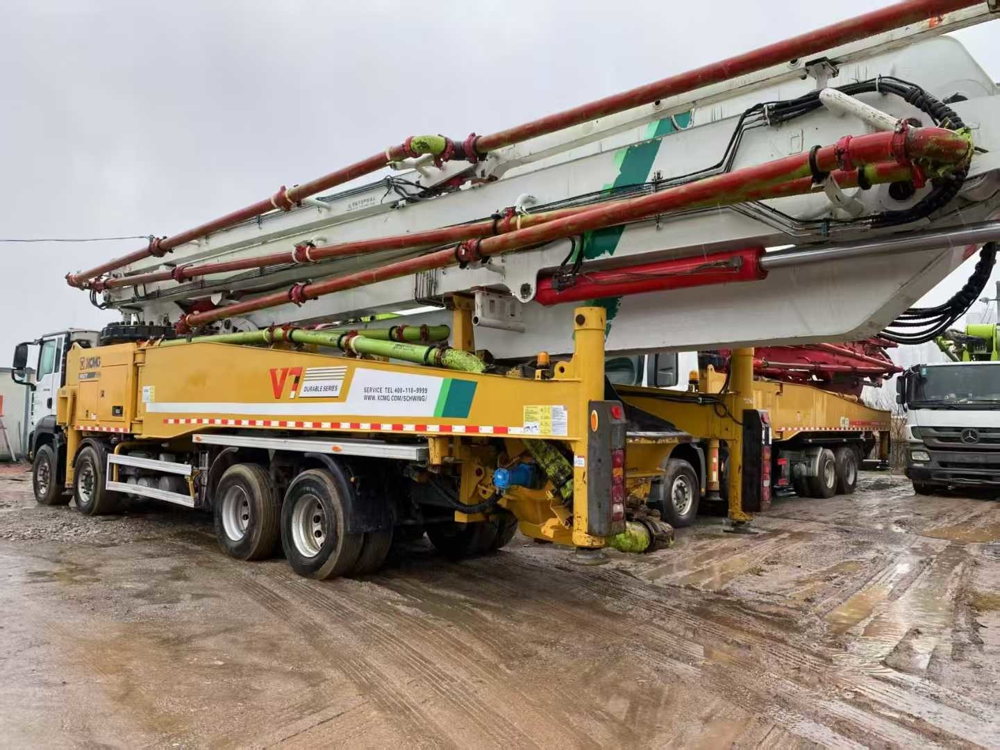 Used 2021 XCMG/Schwing 62m concrete pump truck for sale