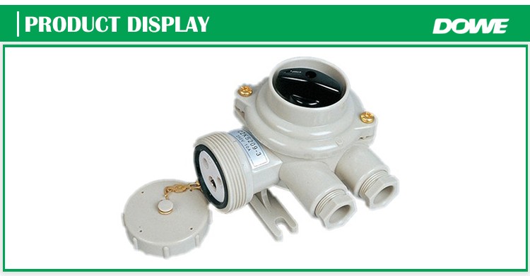 New design CZKS209 marine nylon 24V-440V control power socket with switch