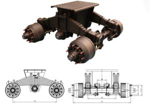 Quality bogie suspension 32T wholesale
