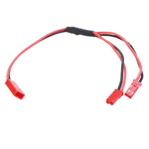 Quality Red Color Cable Wire Assemblies 2.54mm Pitch Jst SYP 200mm Length wholesale