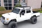 Toyota LC79 Accessories Flat Roof Racks Platform with Powder Coating and Gear