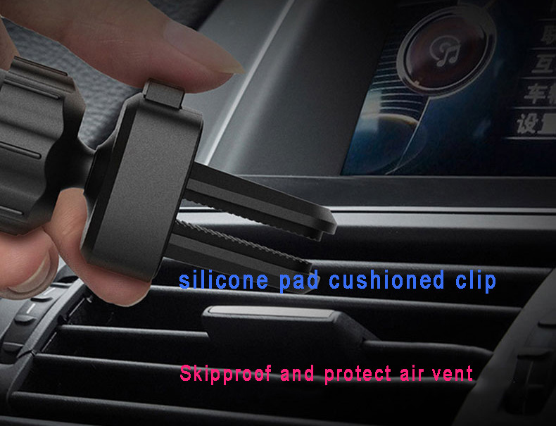 360 degree rotation air vent Car Phone Mount Holder for Car for Iphone 11 max pro cell phone