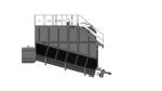 Rustproof 3*7.5kw 35m3 Material Storage Bins