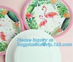6 Inch Custom Printed Happy Birthday Disposable Paper Plates,100% Biodegradable