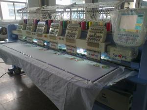 Quality Digital Tubular Embroidery Machine 6 Head 400 X 450 Mm 10'' Monitor wholesale