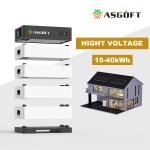 High Voltage 100Ah solar generator 15kwh-40kw Stackable energy storage battery