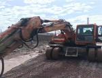 Used doosan dx140w wheel excavator in korea condition/used south korea doosan