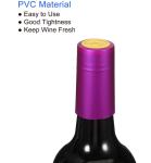 Glass Wine Bottle Set Top Cap Film Packaging Customized Bottle Color and Size
