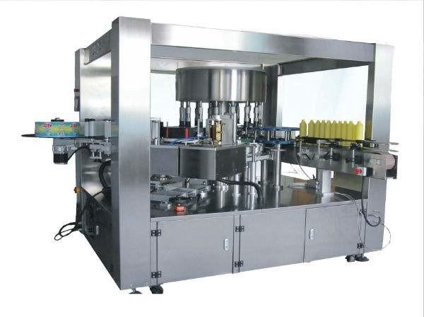 Automatic Control Shrink Sleeve Labeling Machine , Hot Melt Glue Labeling