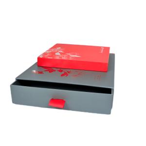 Quality Slide Drawer Paper Packing Box , Custom Cardboard Gift Boxes C1S 1200g greyborad wrap C2S wholesale