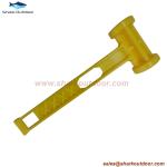 Plastic tent peg hammer