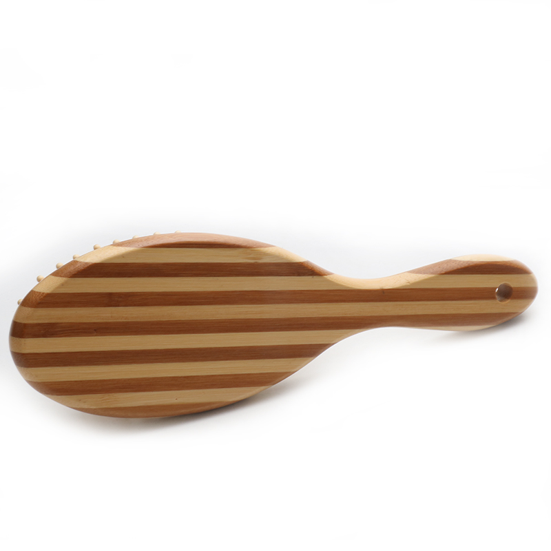 Natural Bamboo Wide Tooth Hair Brush For Massage And Hair Care
