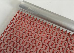 Quality Vertical Hanging Anodizing Finished Chain Door Fly Screen wholesale