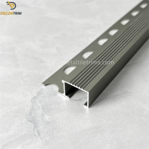 Quality End Of Tile Trim Stair Nosing Tile Trim Brushed Nickel Edge Trim Tile Aluminum wholesale
