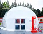 6m camping geodesic dome tent for living