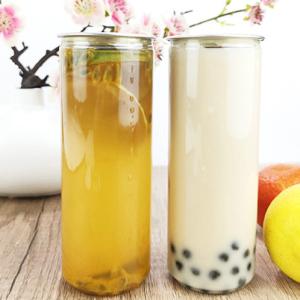 Quality 330ml Cylindrical Plastic Bottles Clear Beverage Containers Homemade Beverages wholesale