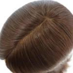 New Design Natural Color Human Hair Euro Lace Mono Medical Wig Lace Wig For