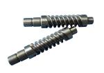 Stainless Steel Miniature Worm Drive Shaft 6 Teeth Spur Gear Shaft 3.0 Module