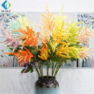 Quality Flocked Branch Artificial Wedding Bouquet , Colorful Bride Holding Bouquet wholesale