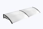 Lightweight PC Door Canopy High Impact Twin Wall Polycarbonate Sheet Easy