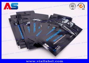 Quality Black Printing Aluminum Foil Pouch For 10ml Vial Androgenics Test Cyp 10ml Bottle wholesale