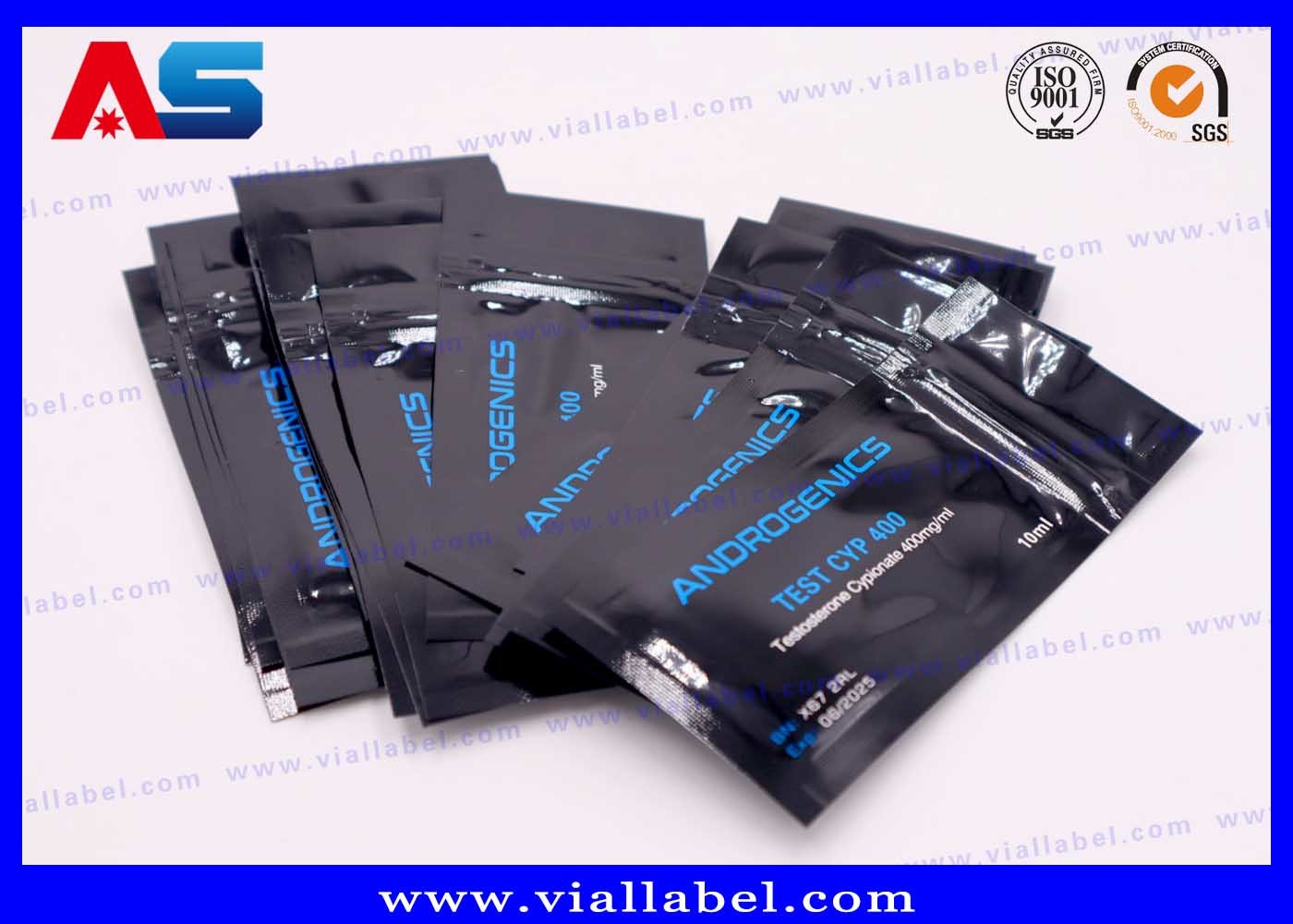 Oral Jelly Pharmaceutical Aluminum Foil Bags Custom Logo Printing / 4 Sides Sealing