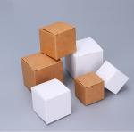 Biodegradable Brown White Folding Storage Packaging Rigid Kraft Paper Box with