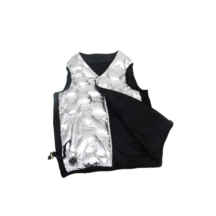 Winter Popular Electric Heated Vest Jacket Rechargeable Graphene Reversible