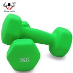 Non Toxic Fitness Equipment Dumbbells With Banana Handle Long Using Time