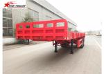 9.5 Meters 2 Axles Pipe Transport Trailer Commercial Semi Truck Type