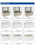 1050W Italian Industrial Refrigeration Equipment 18pcs Marble Base Showcase -16