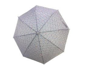 Quality Polyester / Pongee Fabric Mini Folding Umbrella , Self Folding Umbrella wholesale
