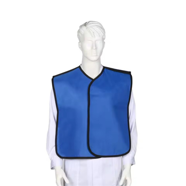Medical 0.35mm PB Lead Radiation Proof Suits Blue Color Dental X-Ray Lead Apron