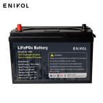 Solar 12V Lithium Battery 100ah Lifepo4 Lithium Ion Car Battery Built In BMS