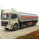 FOTON Auman 8x4 Oil Transport Tanker Truck For Gasoline / Petrol / Diesel