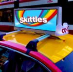Outdoor Taxi Display Advertising Sign P5 Roof Led OEM
