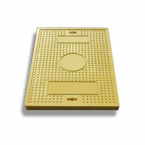 Elite Sewage Cap FRP Manhole Cover Impact Resistant 400 * 400mm For High Traffic