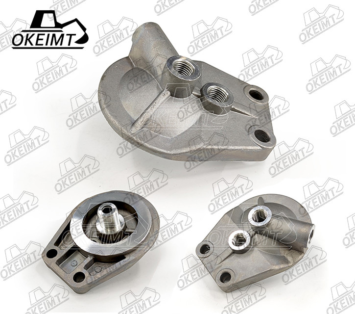 Aluminum 570C 513210751 Fuel Filter Head For ISUZU Excavator Engine