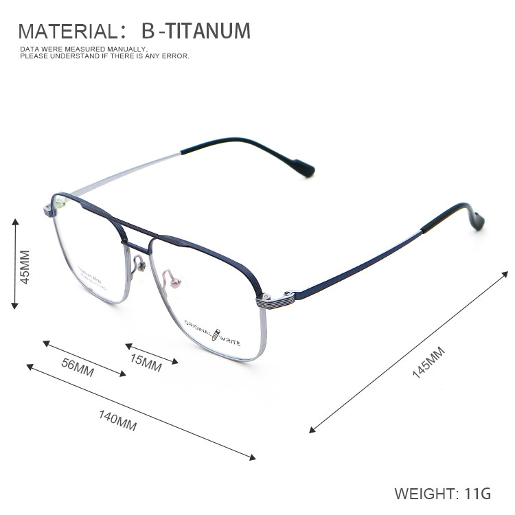 Wholesale Men And Women Dexterous Designer B Titanium Glasses Frame