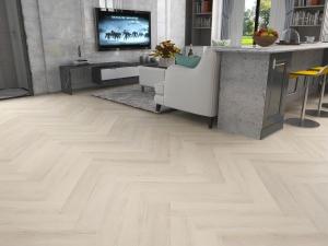 Quality Herringbone No Shrink SPC Vinyl Flooring Scratch Wear Resistant 4.5mm wholesale