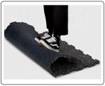 Black Rubber Flooring Roll for Non Toxic Gym Mat at Crossfit Fitness Sport Place