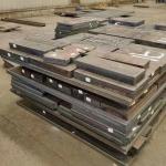 Q235B SS400 A36 Materials Customized Steel Parts 80MM-11800MM Length